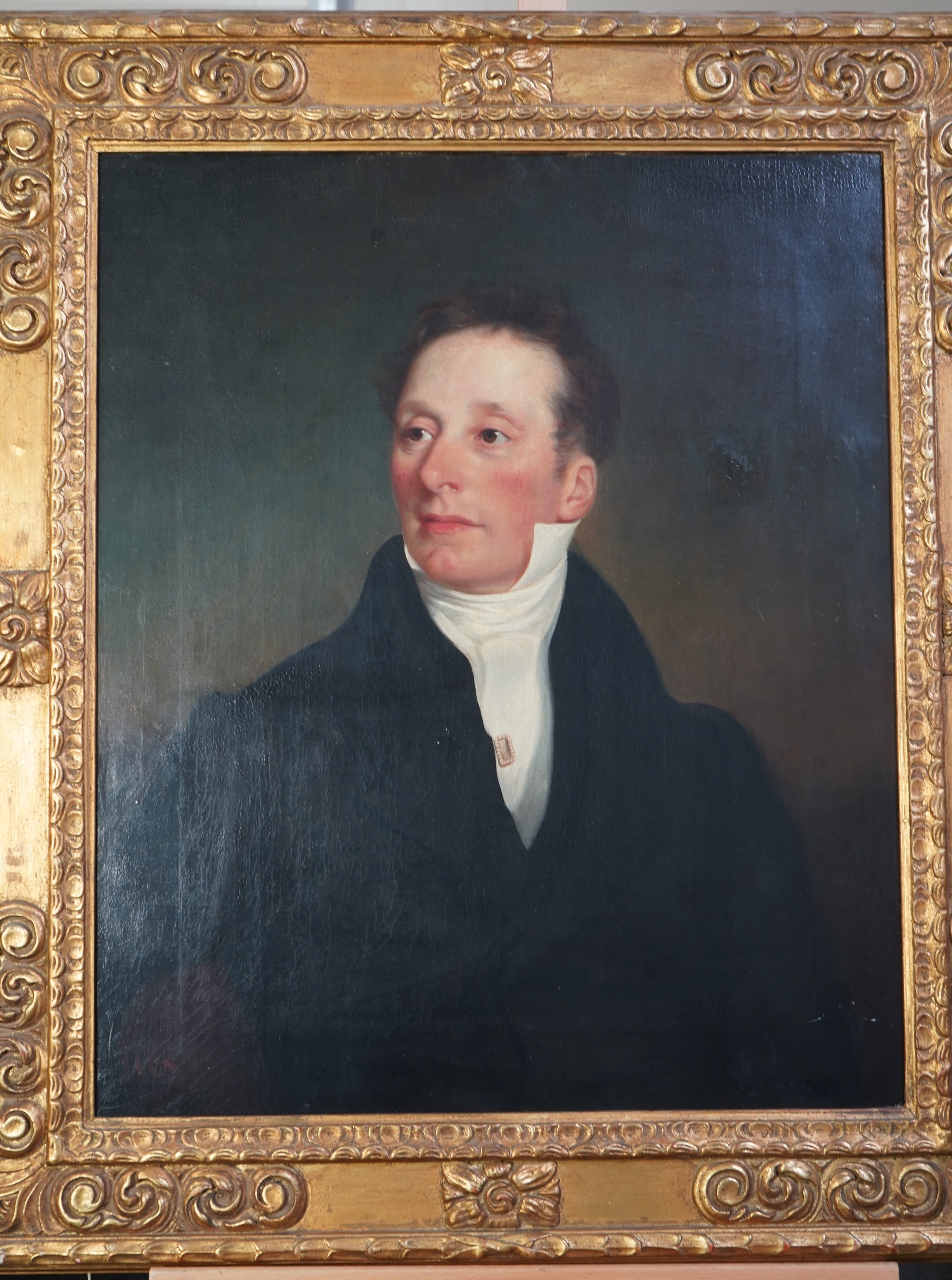 William Scott, 19th century, A pair of Bickersteth family portraits, probably a husband and wife